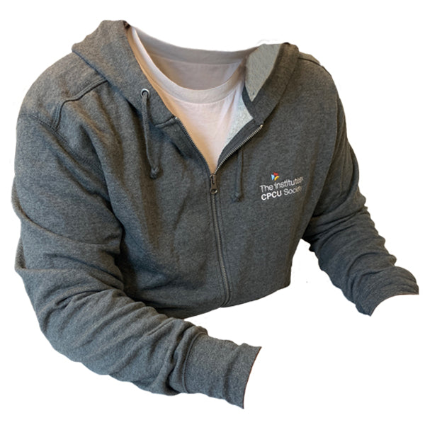 CYPRESS FLEECE ZIP HOODY-HEATHER DARK CHARCOAL